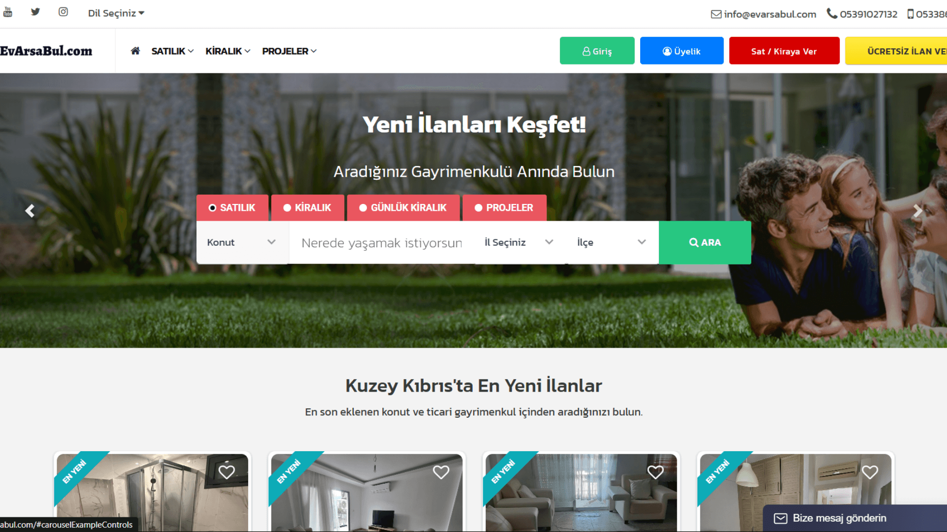 Ev Arsa Bul Emlak Platformu
